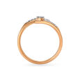 14KT Rose Gold Core Diamond Finger Ring,,hi-res view 3