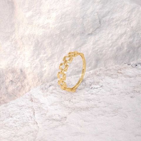 Urban Matrix Gold Ring