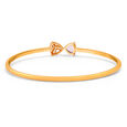 14KT Yellow Gold Amethyst Bangle,,hi-res view 3