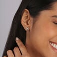 Star struck Nakshatra Whimsy 14KT Diamond Stud Earrings,,hi-res view 1