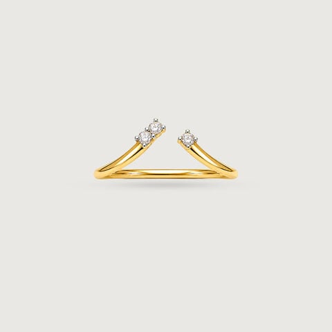Serene Spark Diamond Ring