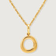 Letter Perfect 'O' Gold Pendant,,hi-res view 3