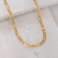Figaro Link 22 Kt Gold Chain,,hi-res view 1