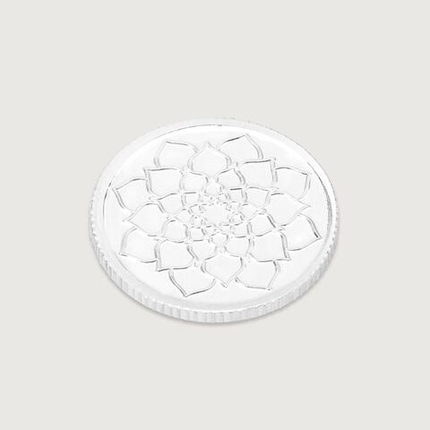 10 GM 999 Lotus Silver Coin