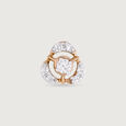 Glow Petite Gold and Diamond Nose Pin,,hi-res view 3