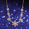 Nightfall Sparkle 14KT Diamond Necklace,,hi-res view 1