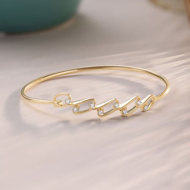Chic Drip Diamond Bangle,,hi-res image number null