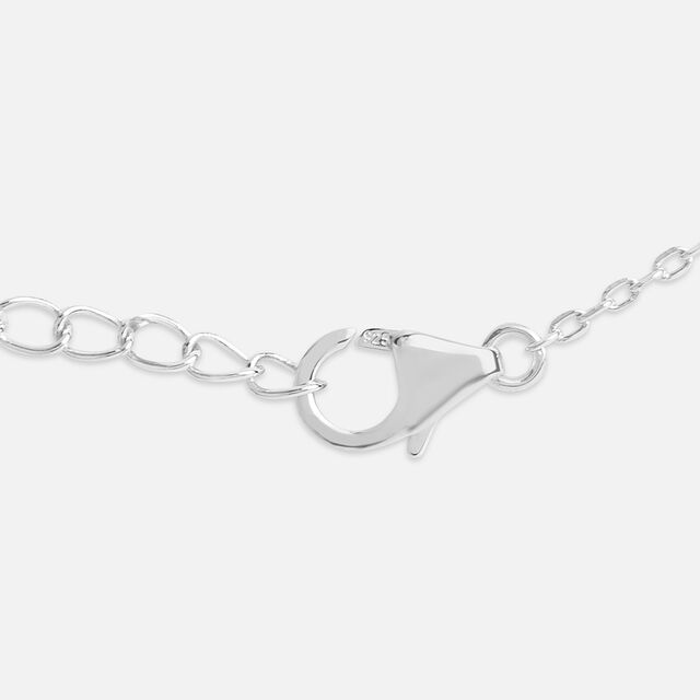 Chic Timeless Peral Silver Anklet,,hi-res image number null