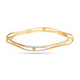 18 KT Yellow Gold Link Bangle,,hi-res view 2