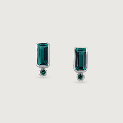 Chic Style Silver Drop Earrings