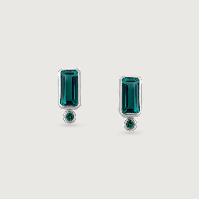 Chic Style Silver Drop Earrings,,hi-res image number null