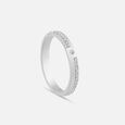 Quietly Glamorous Silver Finger Ring,,hi-res view 4