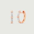 Trendy Spark Diamond Hoop Earrings,,hi-res view 4