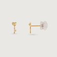 Love Key 14 Kt Gold Necklace Set,,hi-res view 7