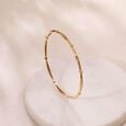 Serene Interval Gold Bangle,,hi-res view 1