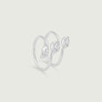 Delicate Duo Silver Toe Rings,,hi-res view 3