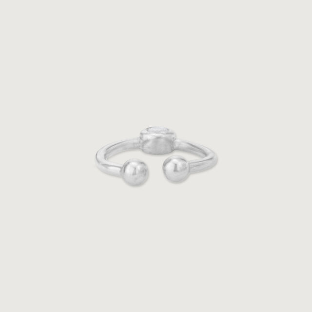 Sleek Beam Silver Septum Ring,,hi-res image number null