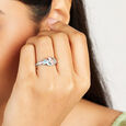 Meadow Shine Silver Finger Ring,,hi-res view 2