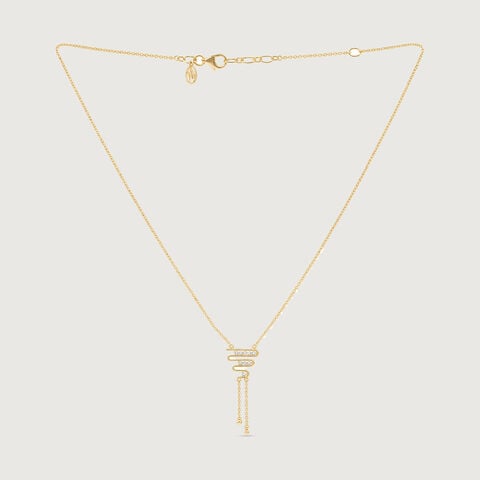 Fluid Rhythm Diamond Necklace