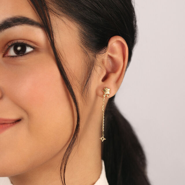 Twilight Serenade 14KT Drop Earring,,hi-res image number null