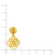 Mia by Tanishq Friends of Bride 14KT Yellow Gold Drops,,hi-res view 4