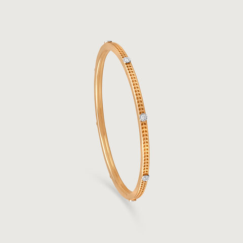 Modern Gleam Diamond Bangle