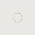Architectural Poised Diamond Platinum Gold Ring,,hi-res view 5