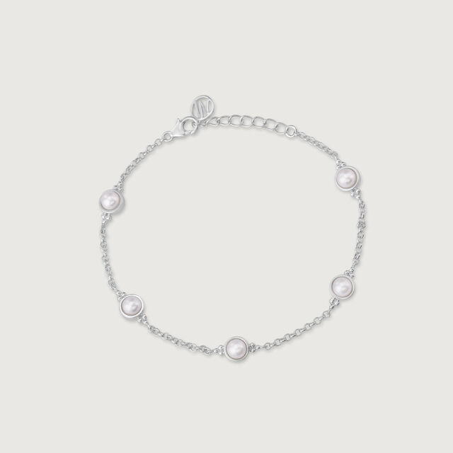 Bubble Glow Silver Bracelet,,hi-res image number null