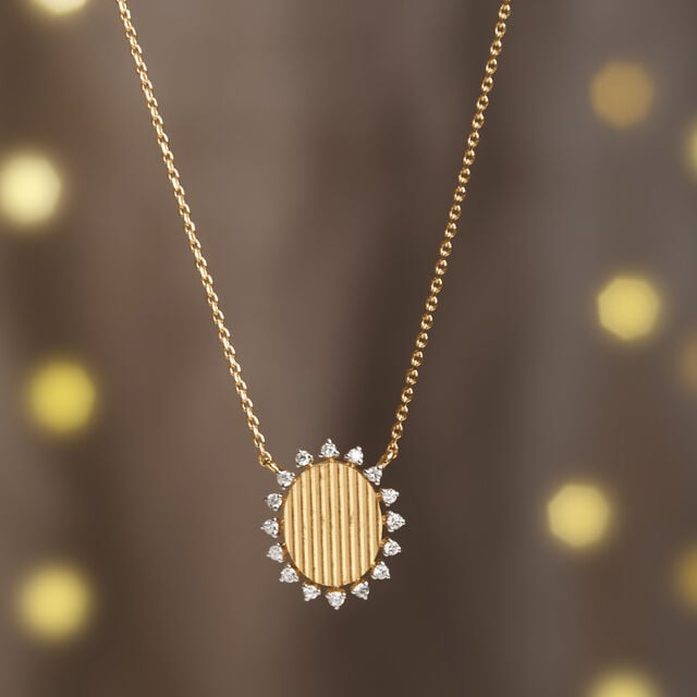 Oval Luminous Diamond Necklace,,hi-res image number null