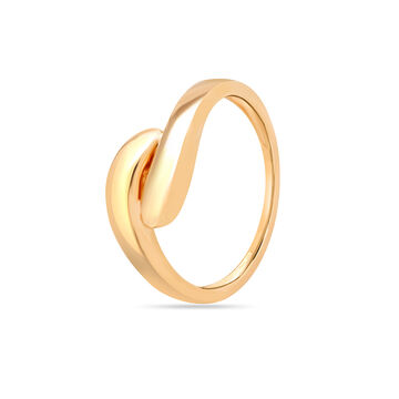 Mamma Mia 14 KT Yellow Gold Beautiful Bond Ring