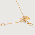 Glowing Eternity 14 Kt Gold and Diamond Mangalsutra,,hi-res view 5