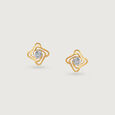 Twisted Glow Diamond Stud Earrings,,hi-res view 3