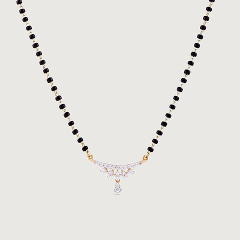 Dewdrop Elegance Gold and Diamond Mangalsutra