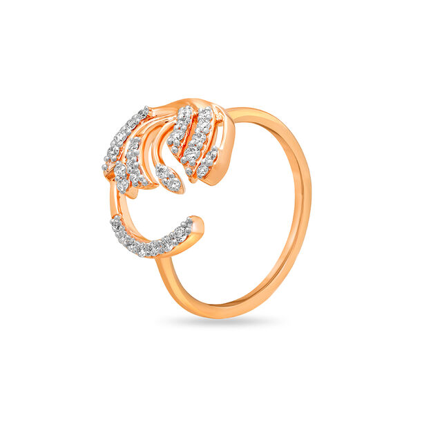 14 KT Rose Gold Dainty Elegance Ring,,hi-res view 1