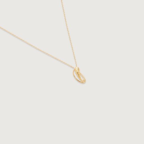 Chevron Trend Gold Pendant