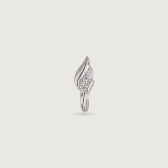 Dreamy Gleam Silver Nose Pin,,hi-res image number null
