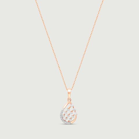 Glimmer Drip Diamond Pendant