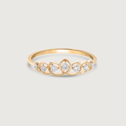 Crown Aura Diamond Ring