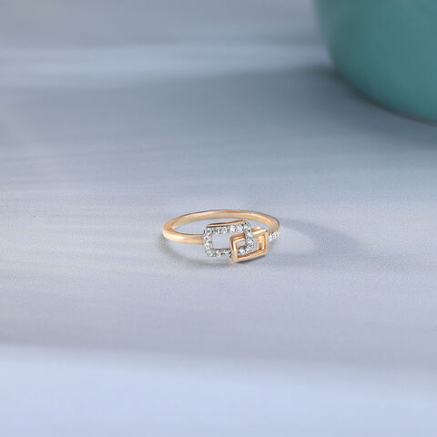 Link and Lit Diamond Ring