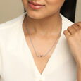 Vivid Harmony Silver Necklace,,hi-res view 2