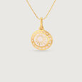 Radiant Dusk Gold Pendant,,hi-res view 4
