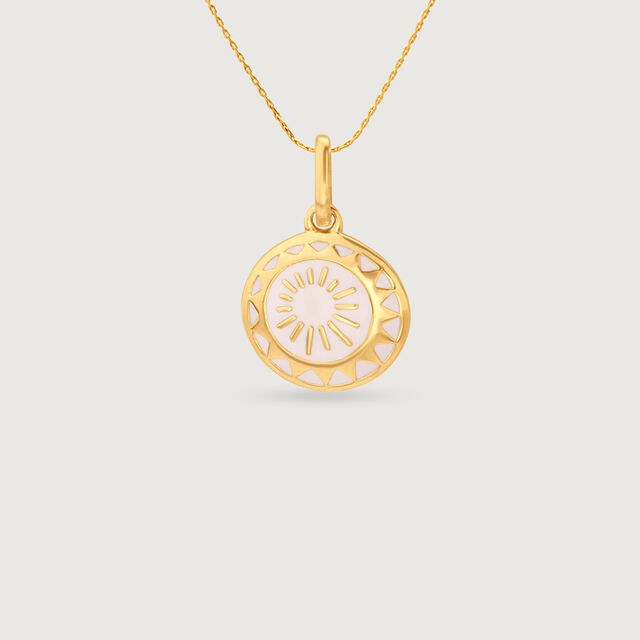 Radiant Dusk Gold Pendant,,hi-res image number null