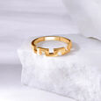 Architectural Allure 18KT Gold Finger Ring,,hi-res view 1