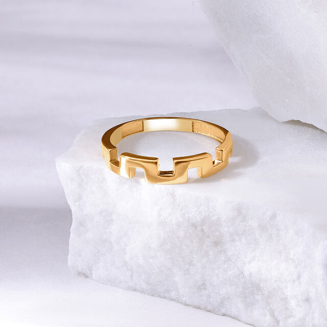 Architectural Allure 18KT Gold Finger Ring,,hi-res image number null