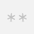 Stellar Shine Silver Stud Earrings,,hi-res view 3