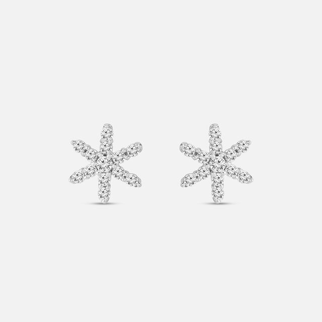 Stellar Shine Silver Stud Earrings,,hi-res image number null