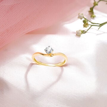 Enchanted Union Solitaire Finger Ring