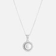 Chic Pearl Silver Pendant & Chain,,hi-res view 3