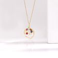 Navratna Shine Diamond Pendant,,hi-res view 1