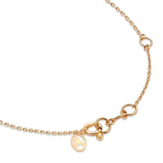 14KT Yellow Gold Geometric Evil Eye Bracelet,,hi-res image number null